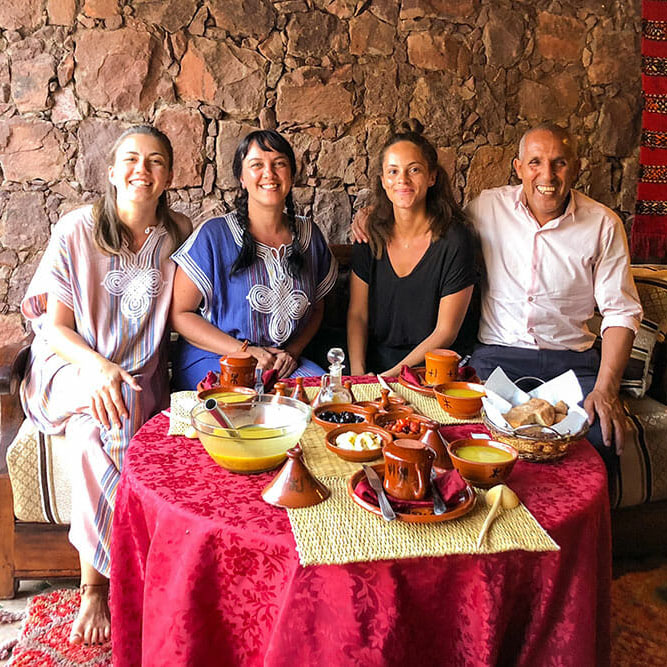 BREAKFAST OR LUNCH AT A BERBER FAMILY 1